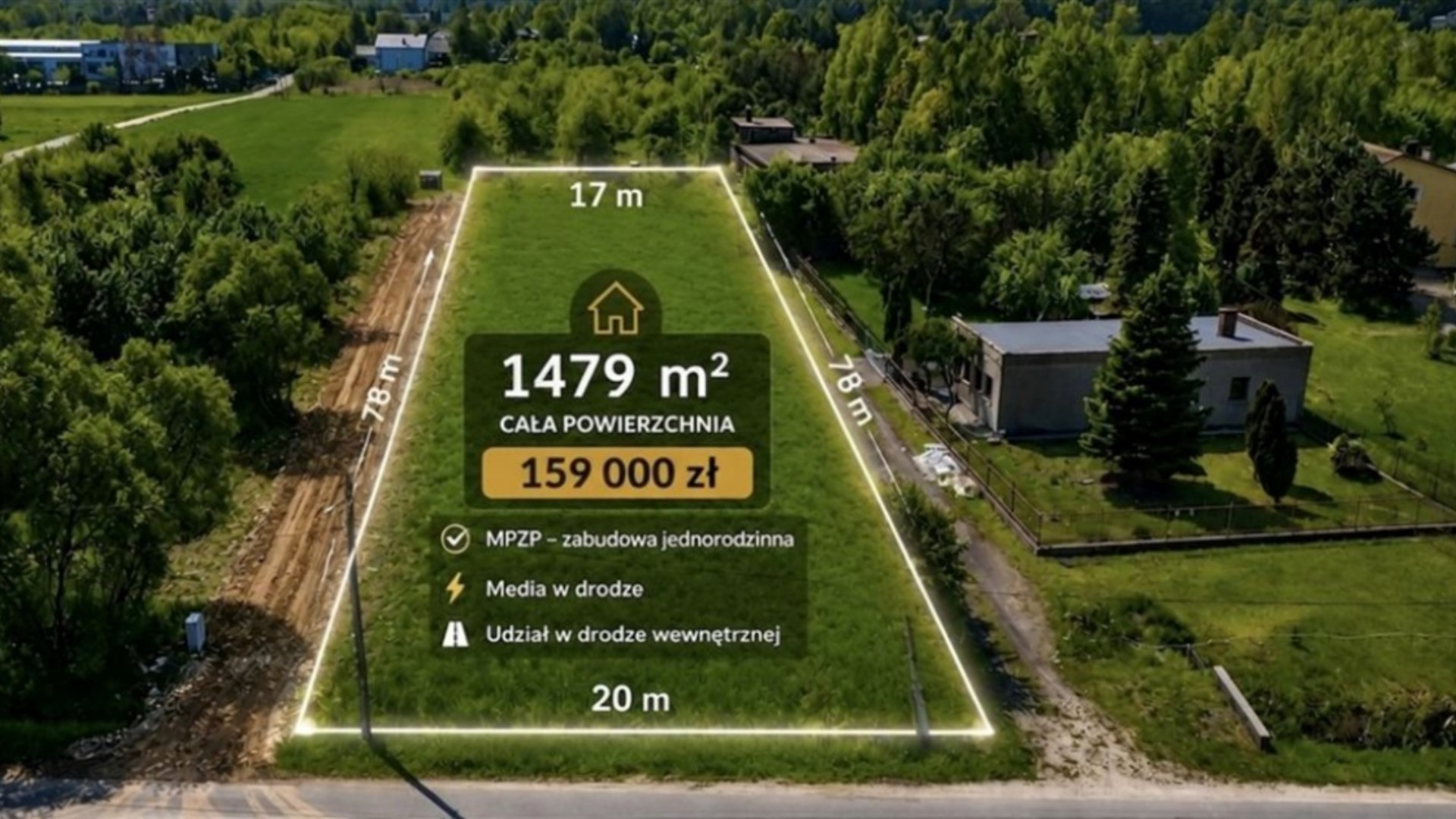 Działka na sprzedaż